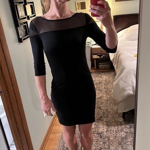 BB Dakota mesh little black dress Sz S